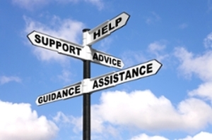 Support Counseling Help Assistance Sign